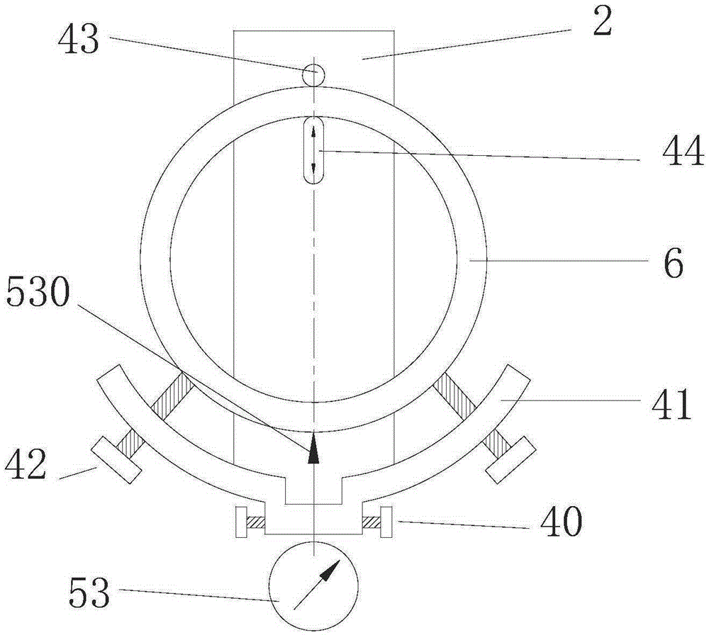 Integrated measurement instrument of inner-ring large flange of tapered roller bearing
