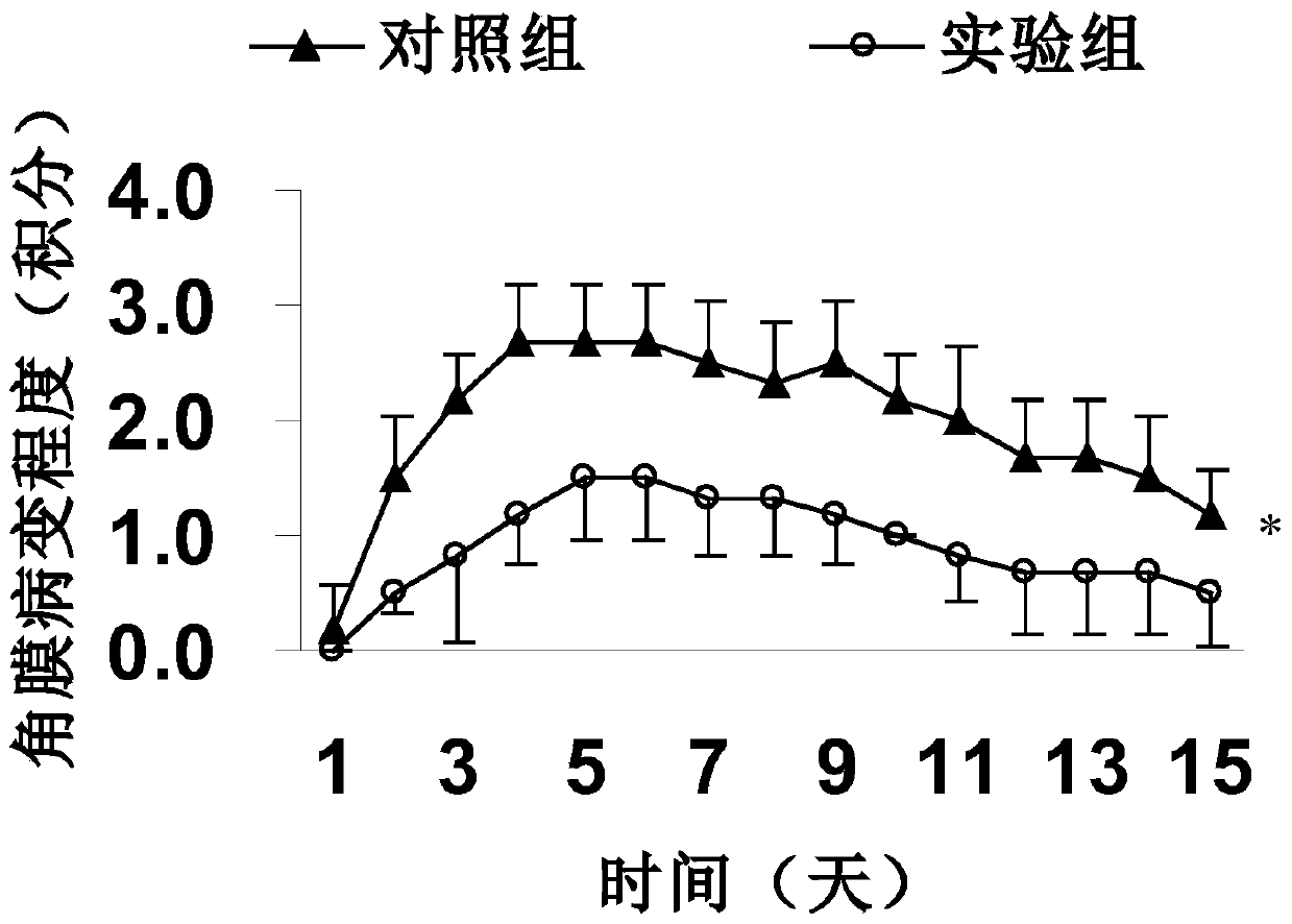 Herpes simplex virus keratitis vaccine and preparation method thereof