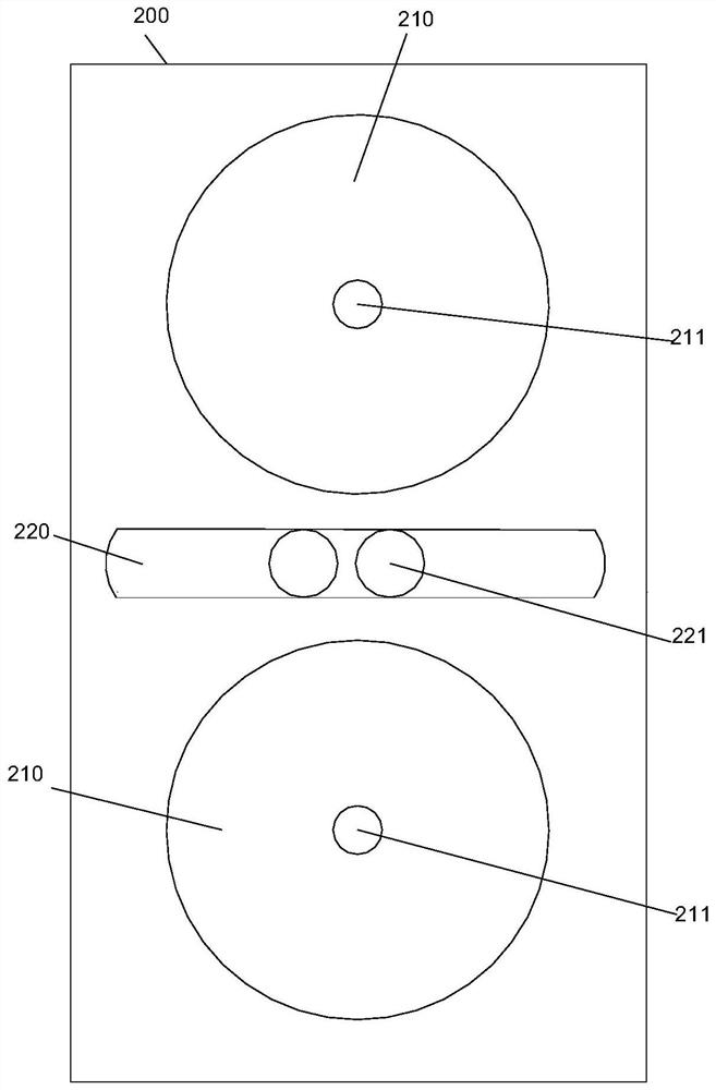 Two-component spinneret plate