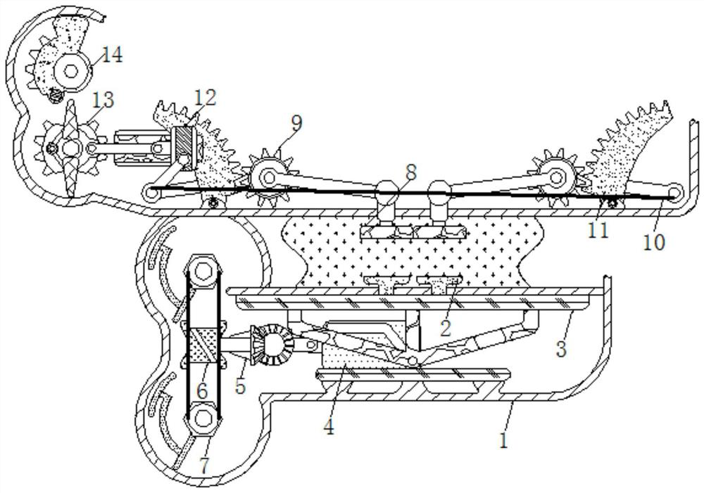 Organic fertilizer packaging bag sealing auxiliary device for solving problem of poor bag sealing quality