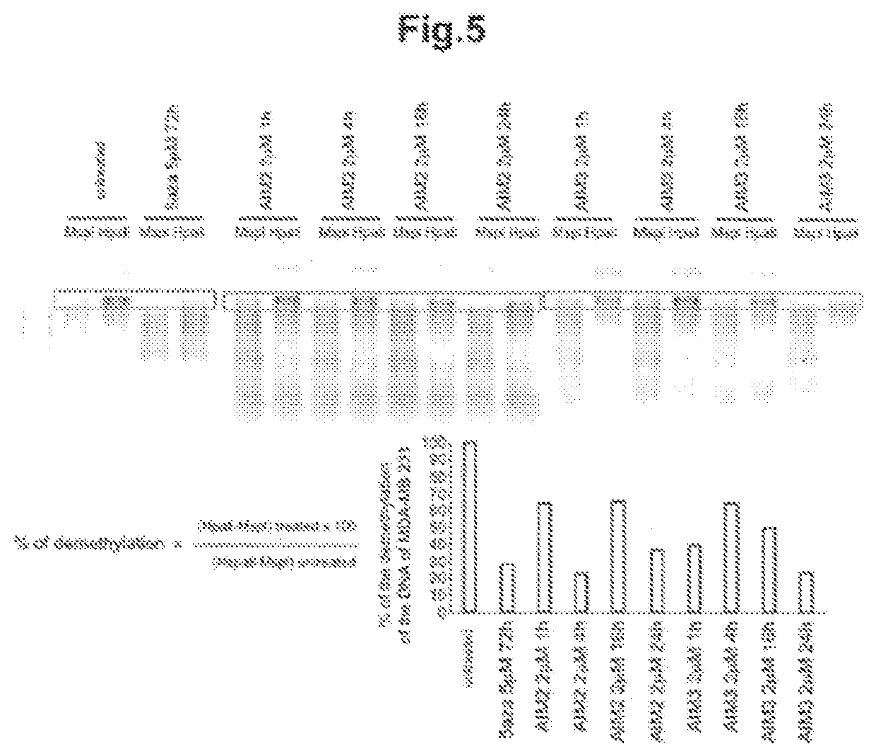 Use of an organometallic compound as a dna-demethylating agent