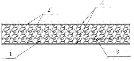 Foamed composite board and manufacturing method thereof