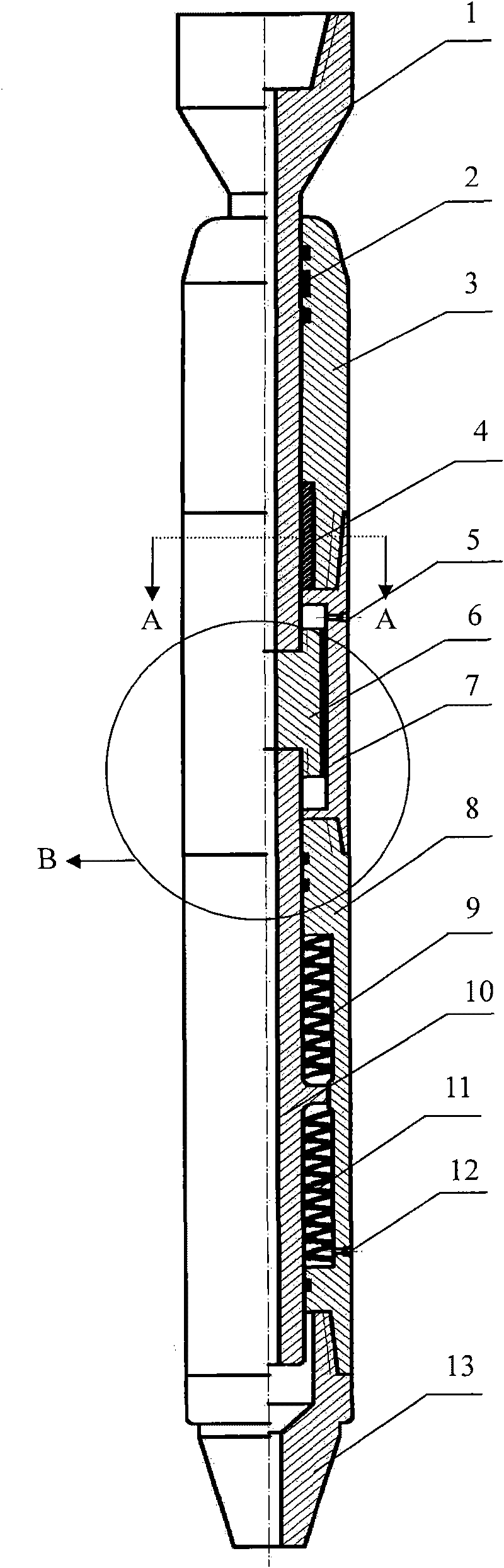 Bidirectional anti-fatigue short circuit for drill column