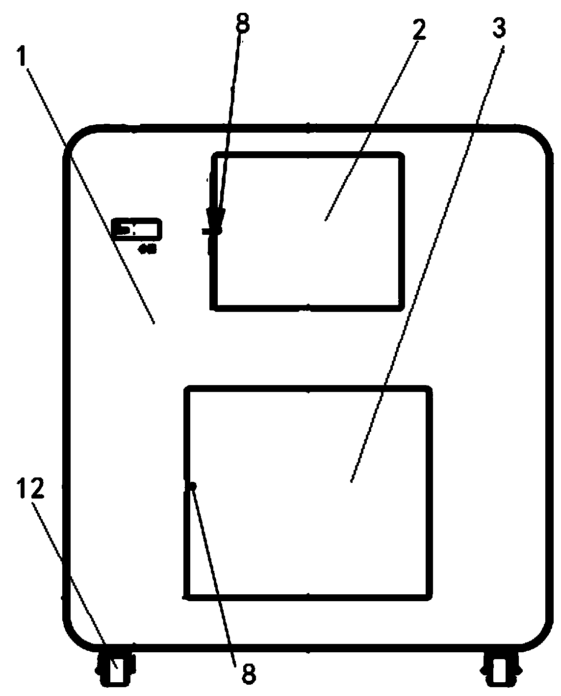 Express delivery sending and delivering system based on intelligent facility and delivery method