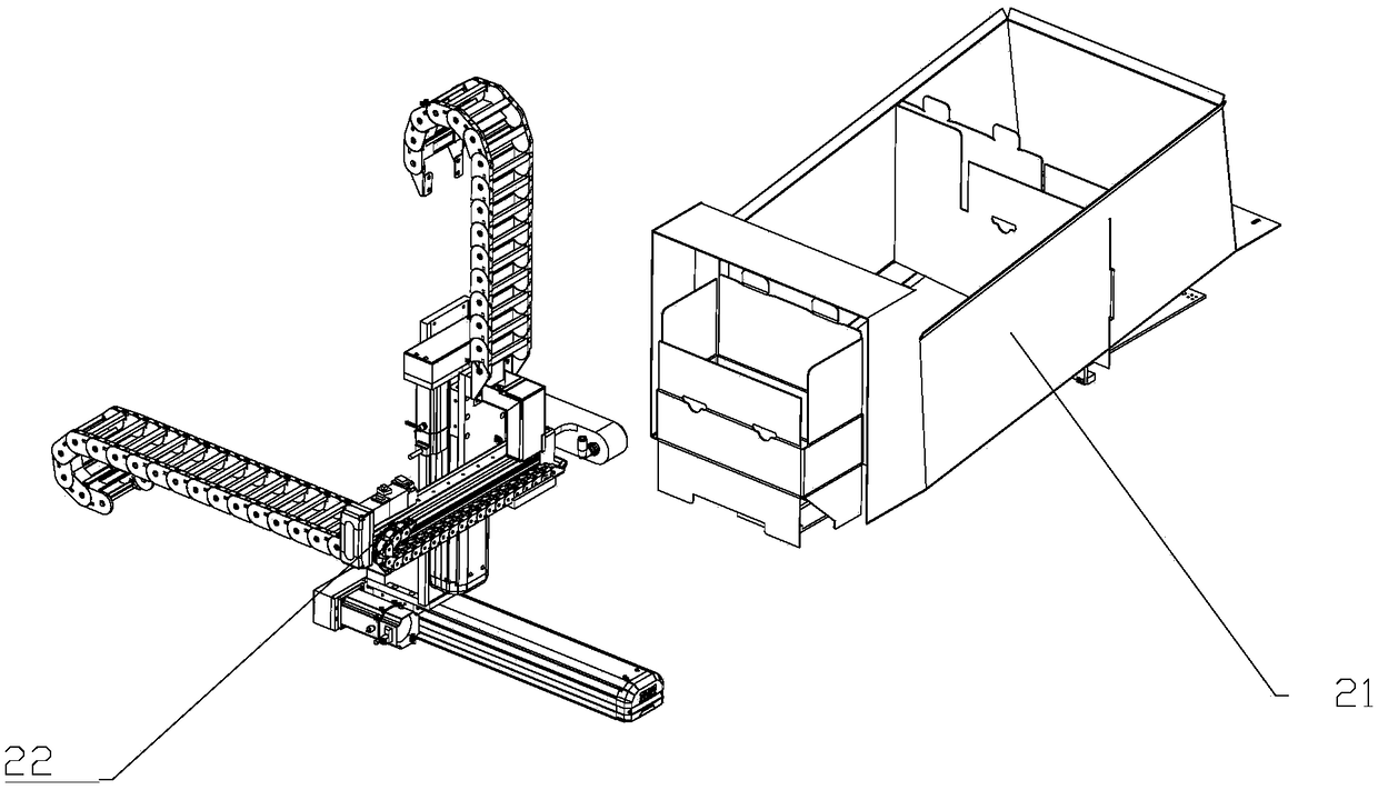 Printer ink box automatic production method and system