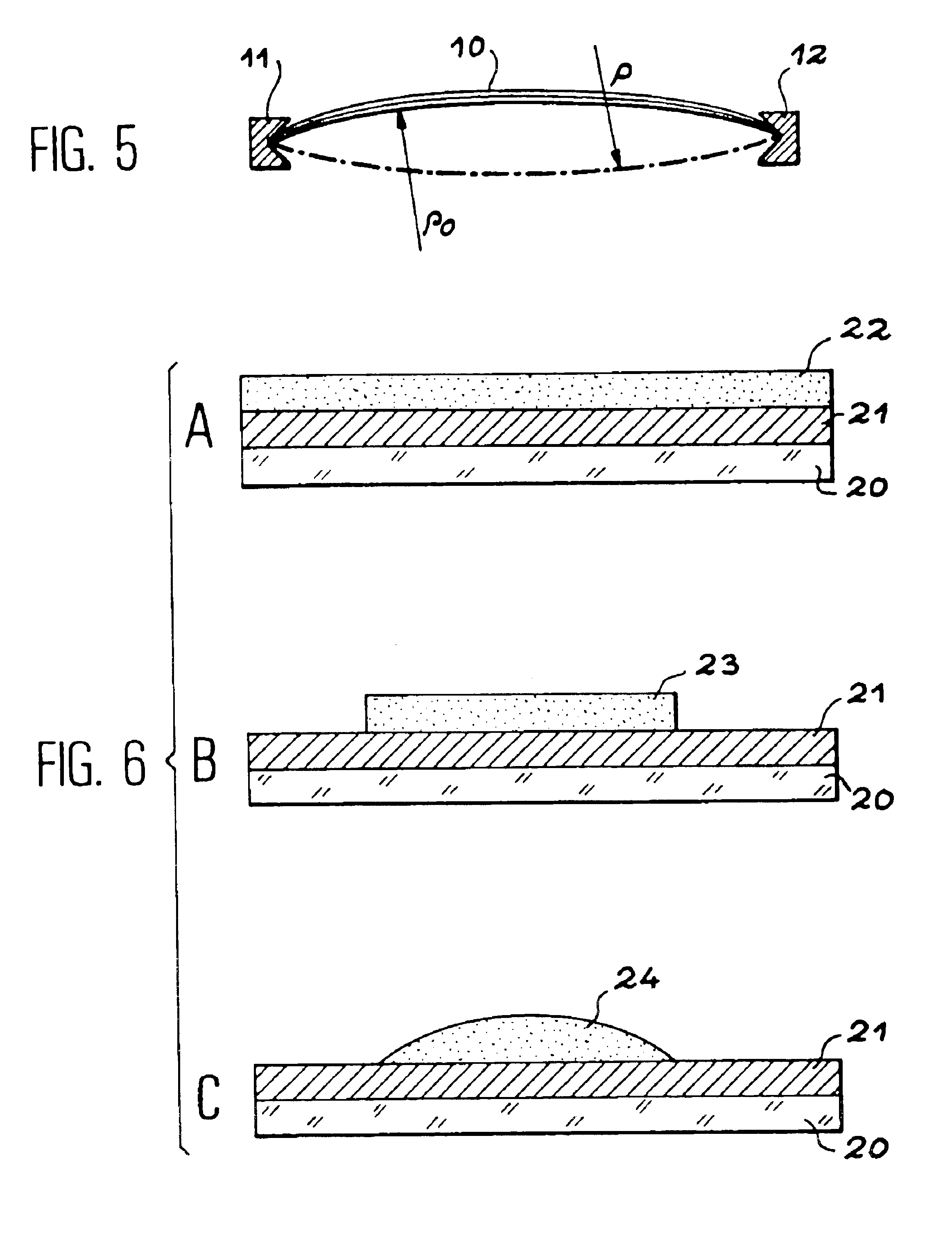 Microsystem with element deformable by the action of heat-actuated device