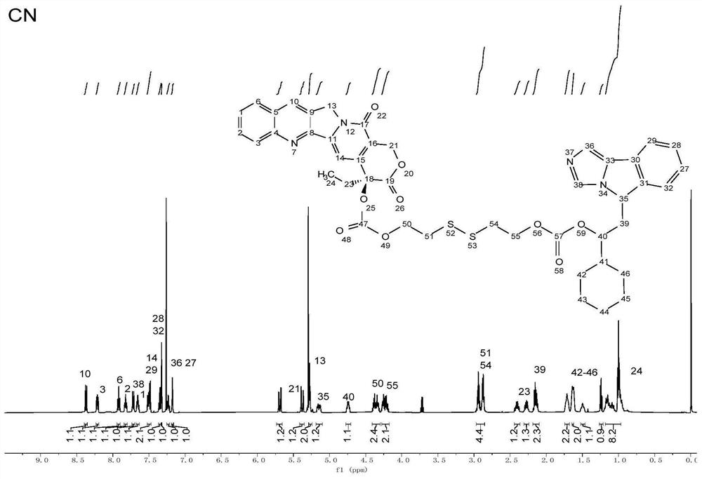 A camptothecin-based dimer compound, its preparation and application