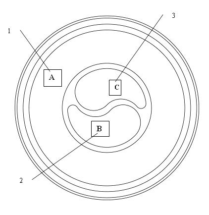 Kit of ready-to-use salmonella identification plate, preparation method and use method