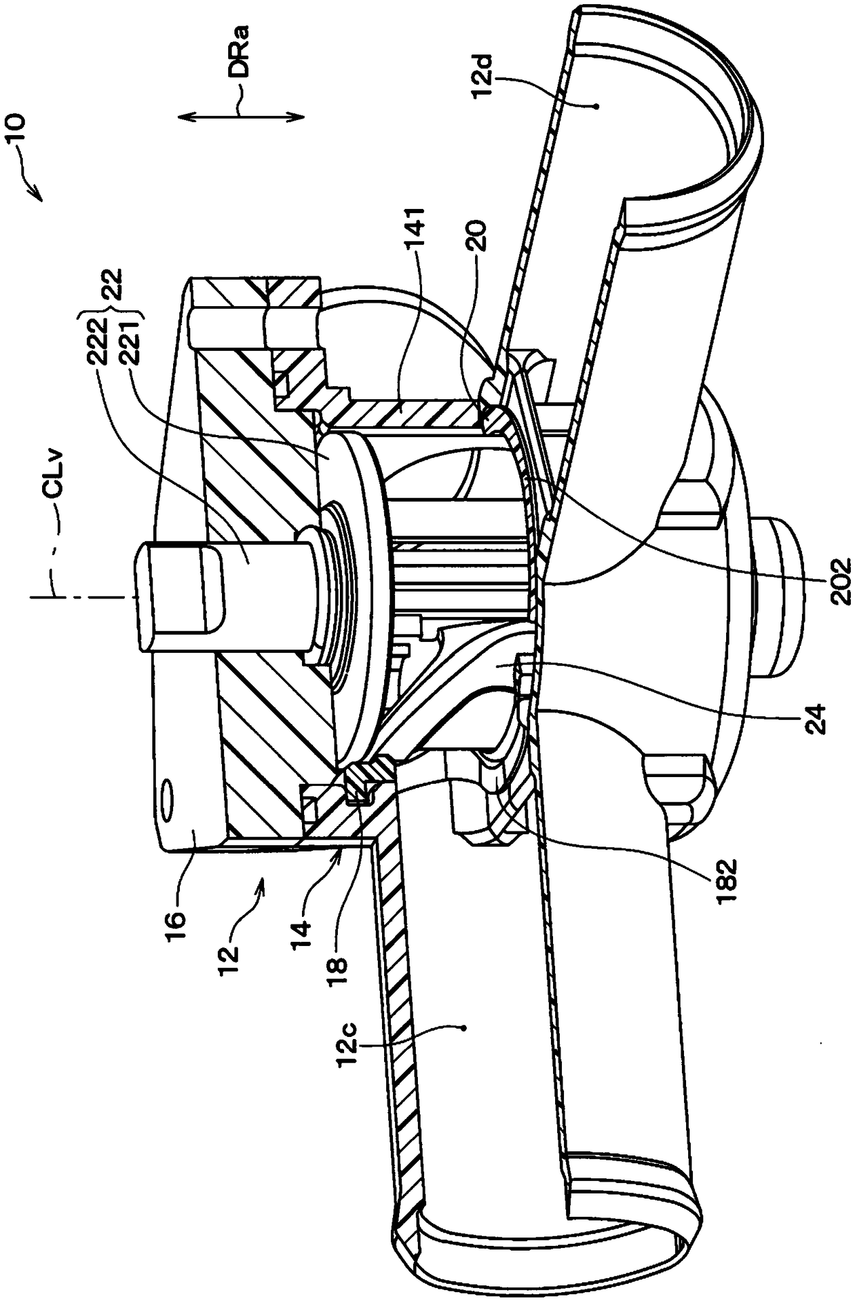 Flow path switching valve