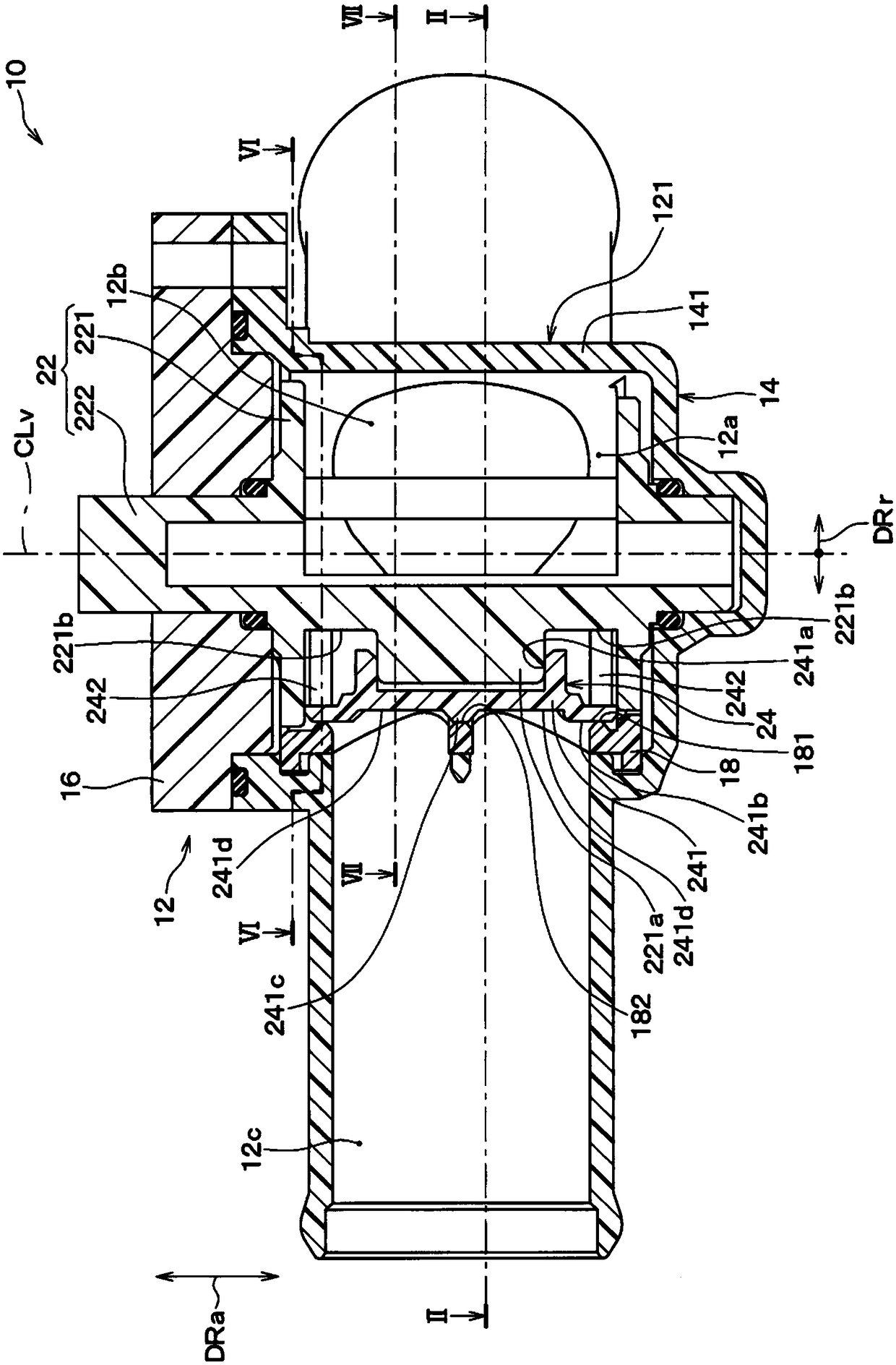 Flow path switching valve