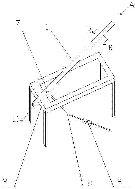 Cleaning turnover device for flexible tubes