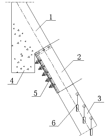 Large-fall vibration absorption and noise reduction buffering device