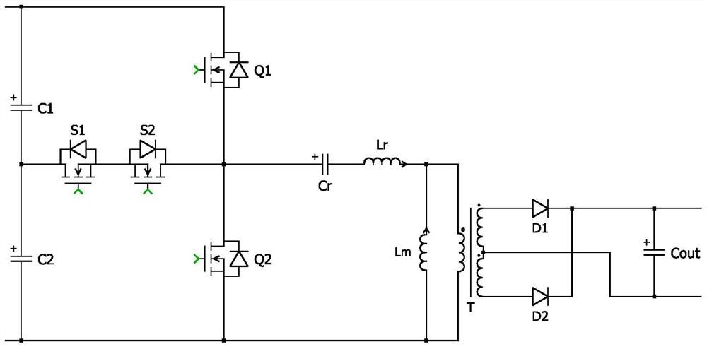 A T-type llc resonant converter and its control method