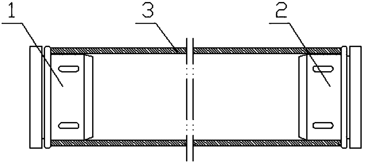 Mechanical clamping device of coiled wide-width material