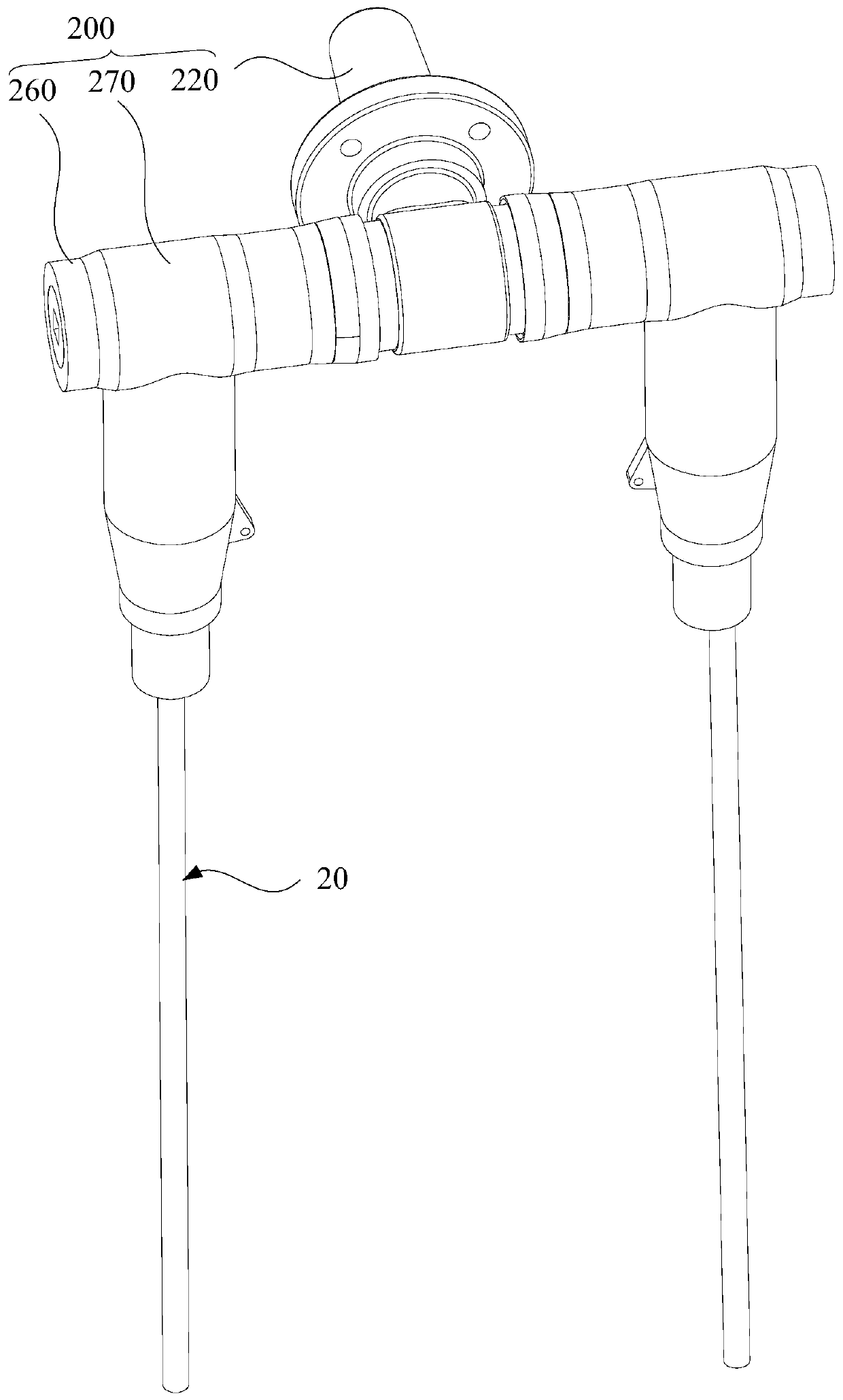 Connecting bolt, cable connector and high-voltage switch cabinet