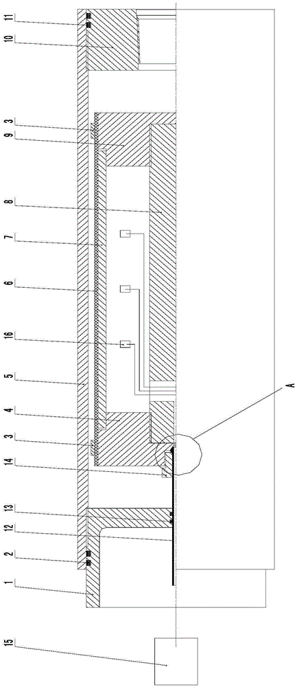 Sand prevention screen tube hydraulic test apparatus