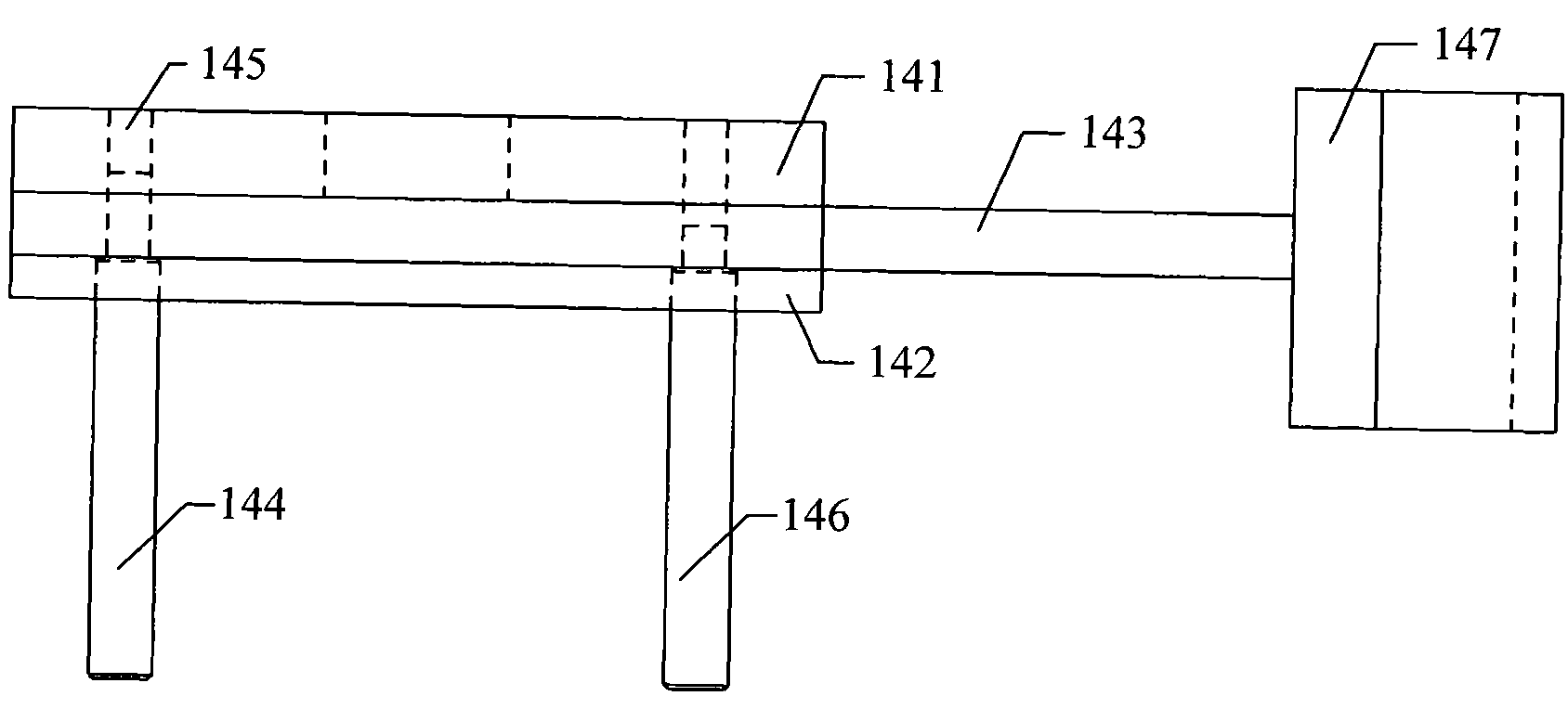 Positioning compaction device, compaction device and tool for auxiliary machining of chassis of motor train
