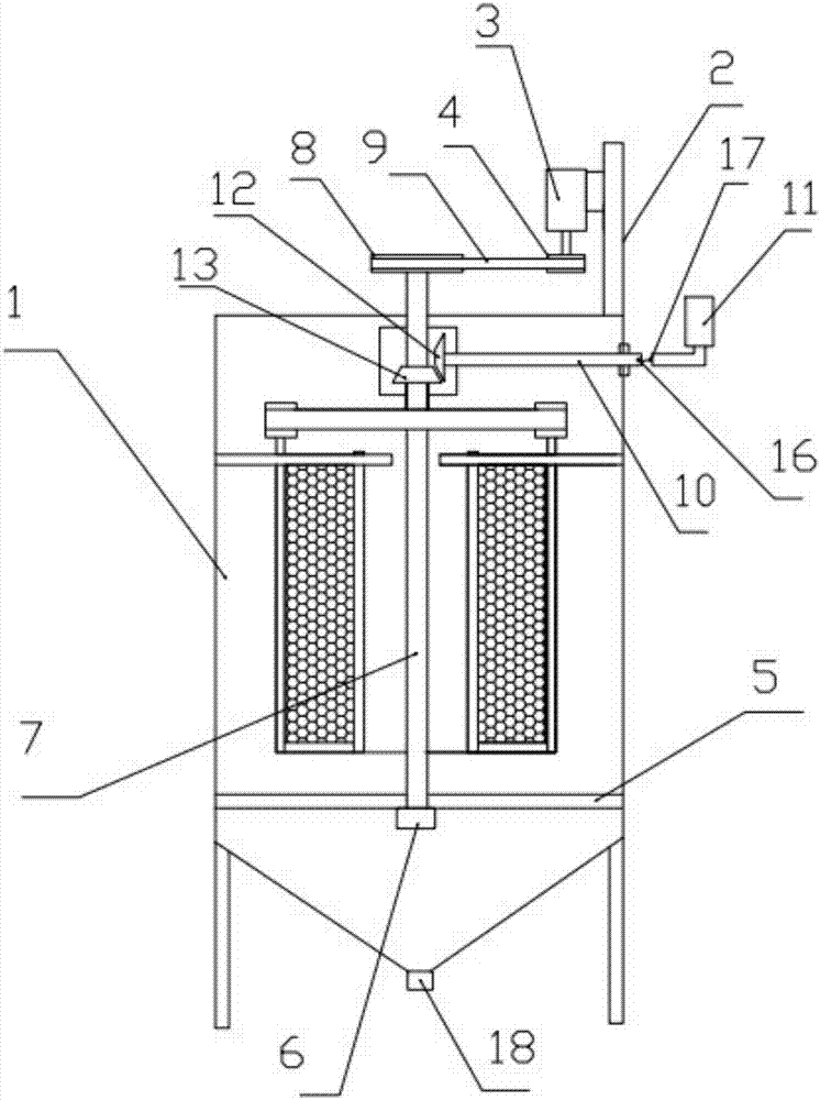 Manual-electric integrated honey extractor