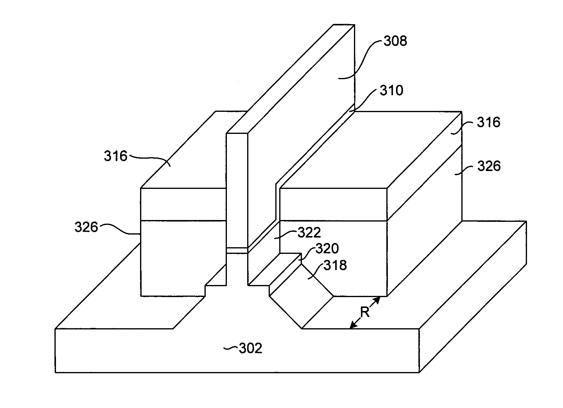 Magnetic write head having a stair notched, steep shouldered pole and a write gap bump