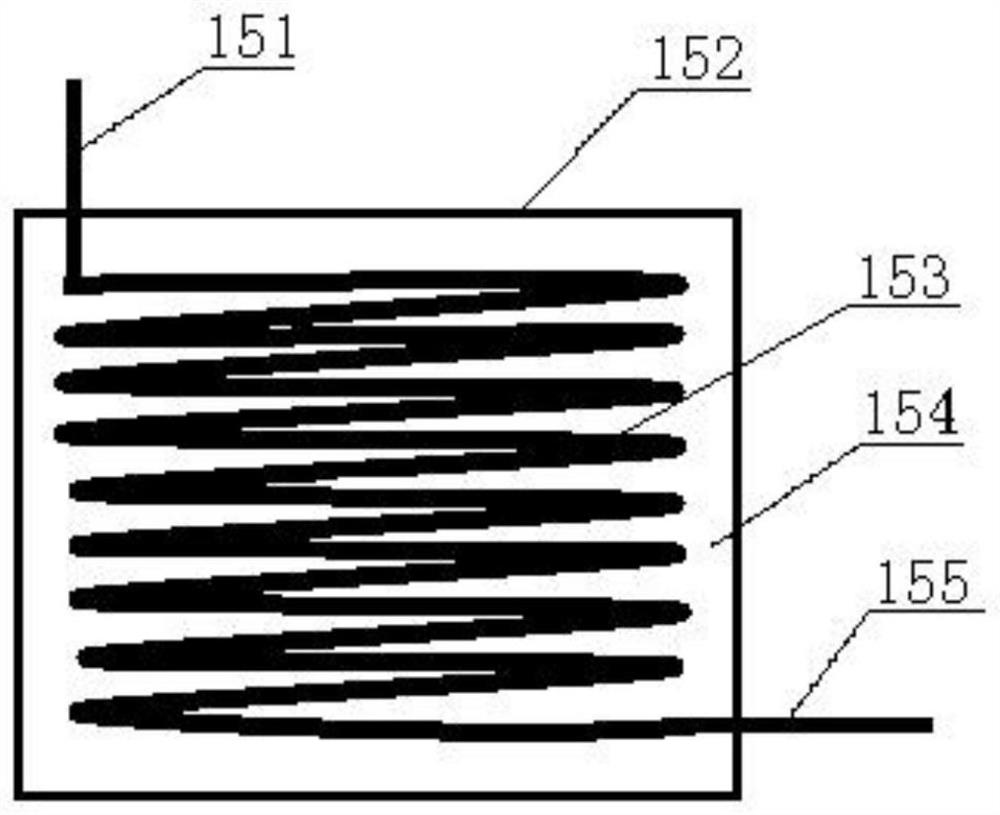 A continuous circulation adsorption air water intake device