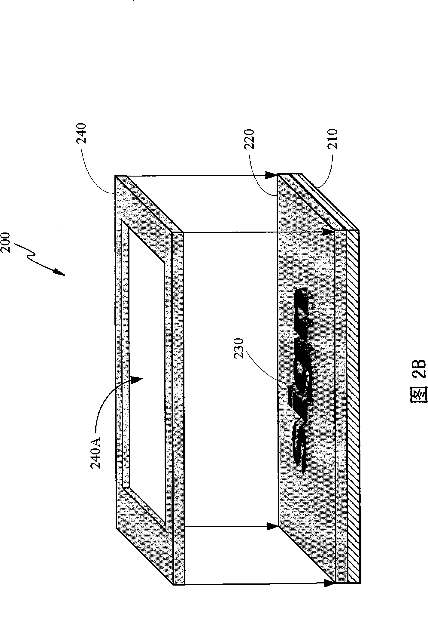 Time process indicating device and its forming method