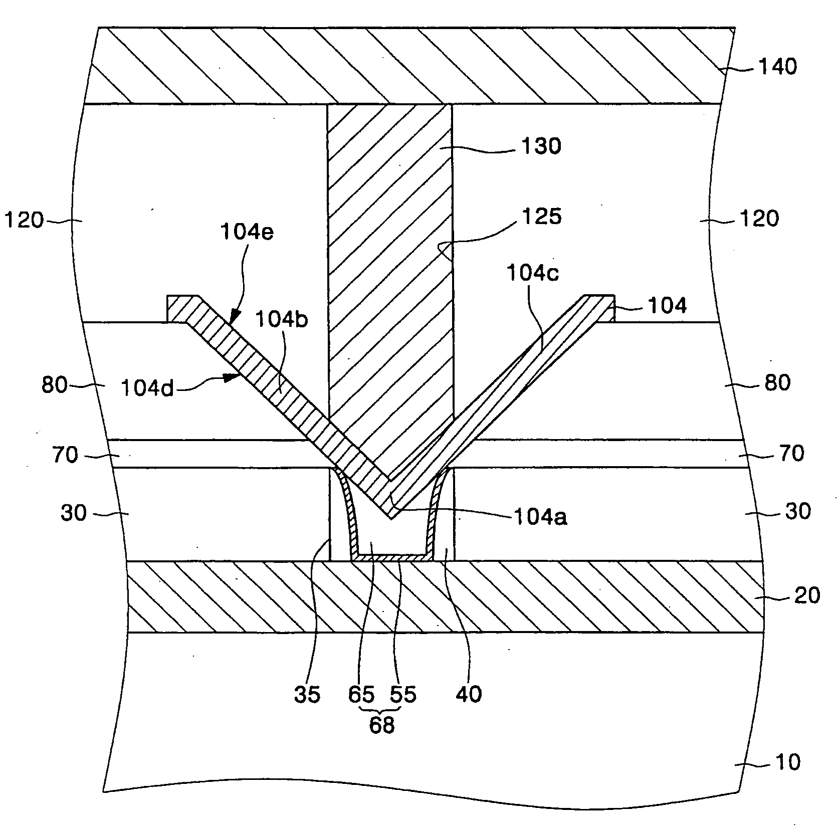 Memory devices having sharp-tipped phase change layer patterns and methods of forming the same