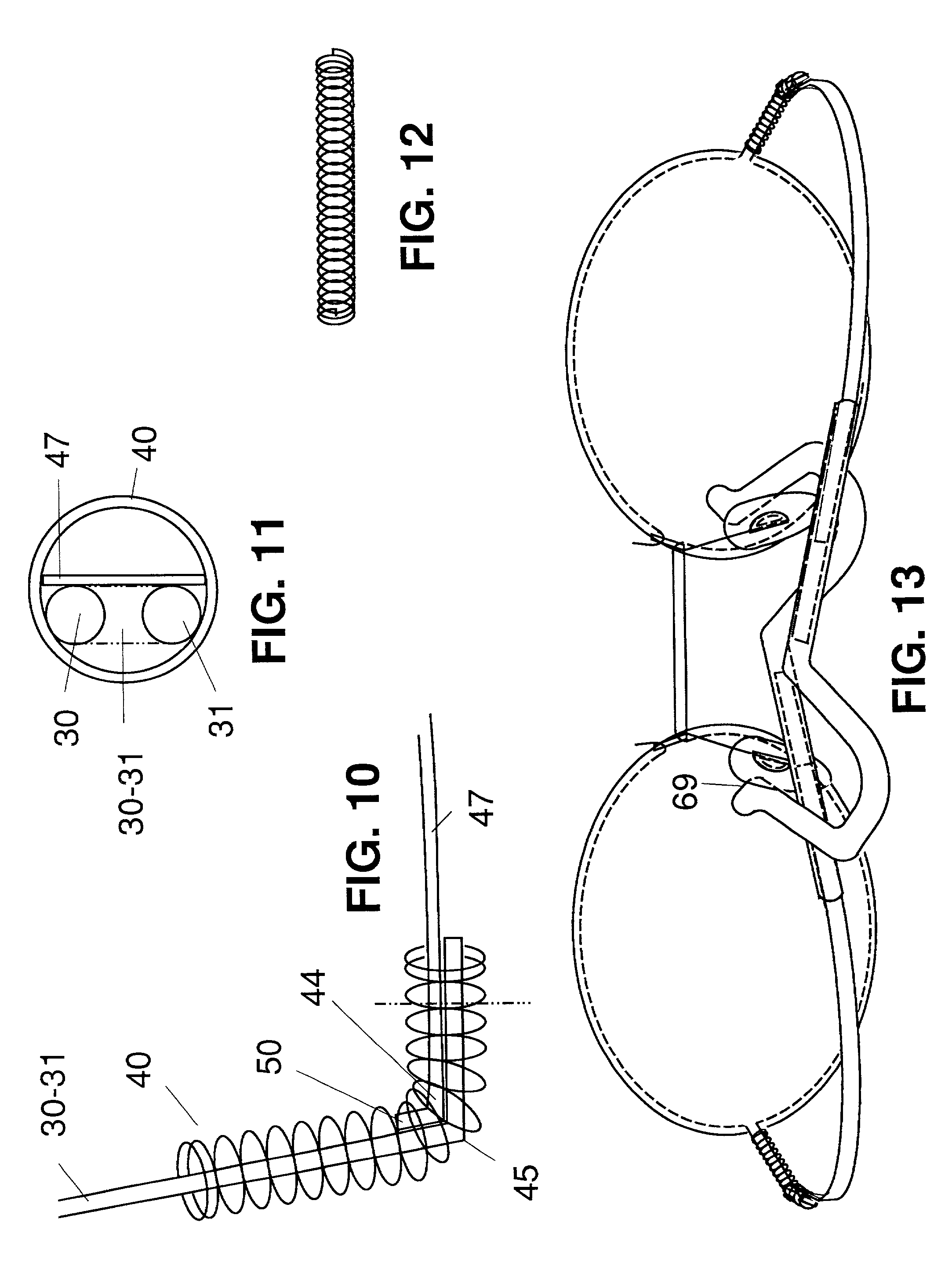 Mechanically-attached nosebridge element for eyewear frame