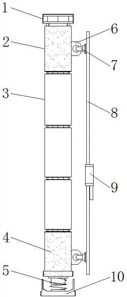 Art scroll holder and use method