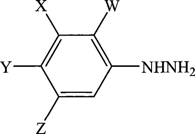 Method for preparing phenylhydrazine derivant