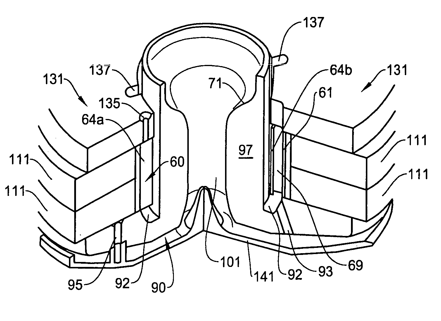 Thermal management system for loudspeaker having internal heat sink and vented top plate