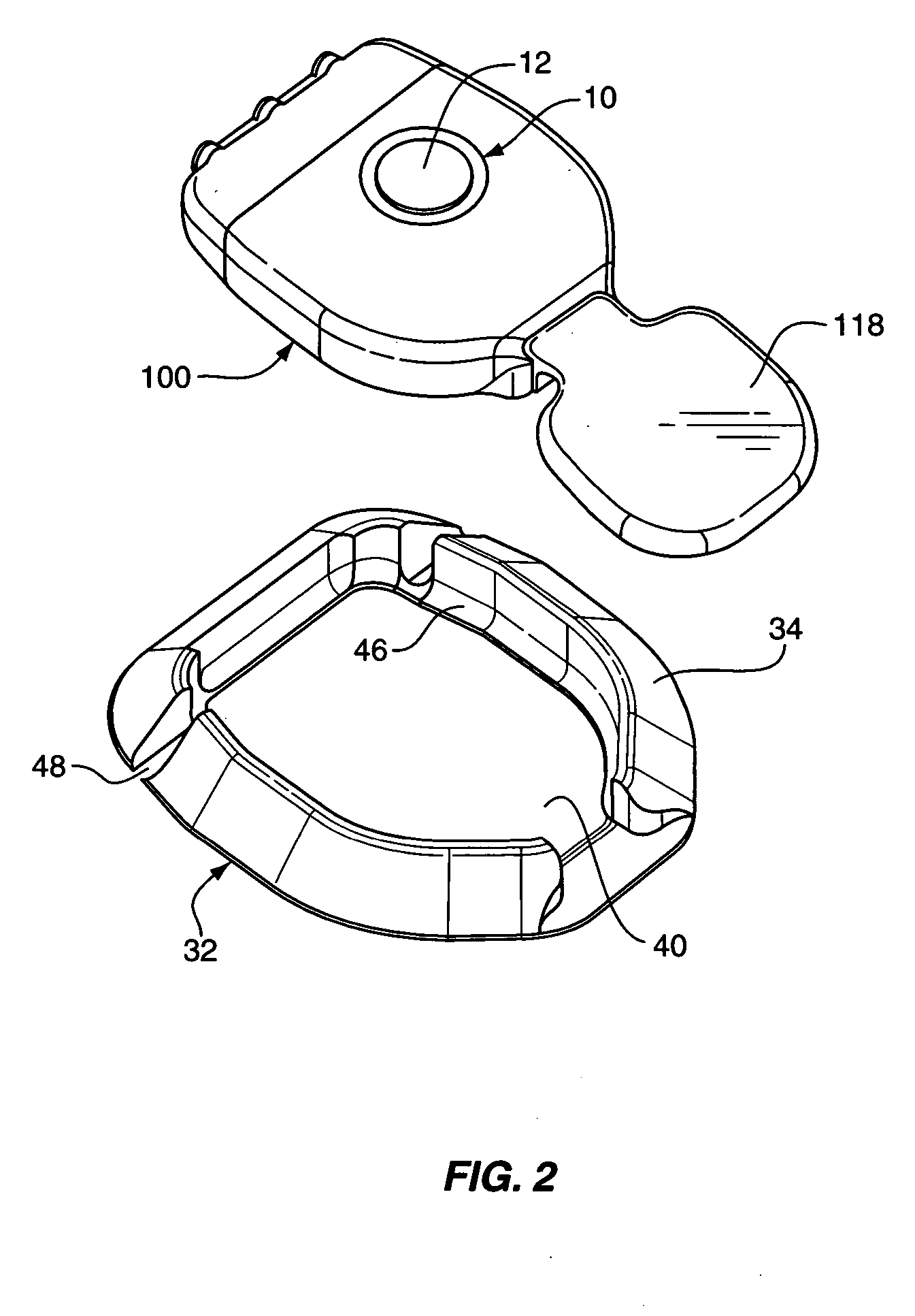 Passive vibration isolation of implanted microphone