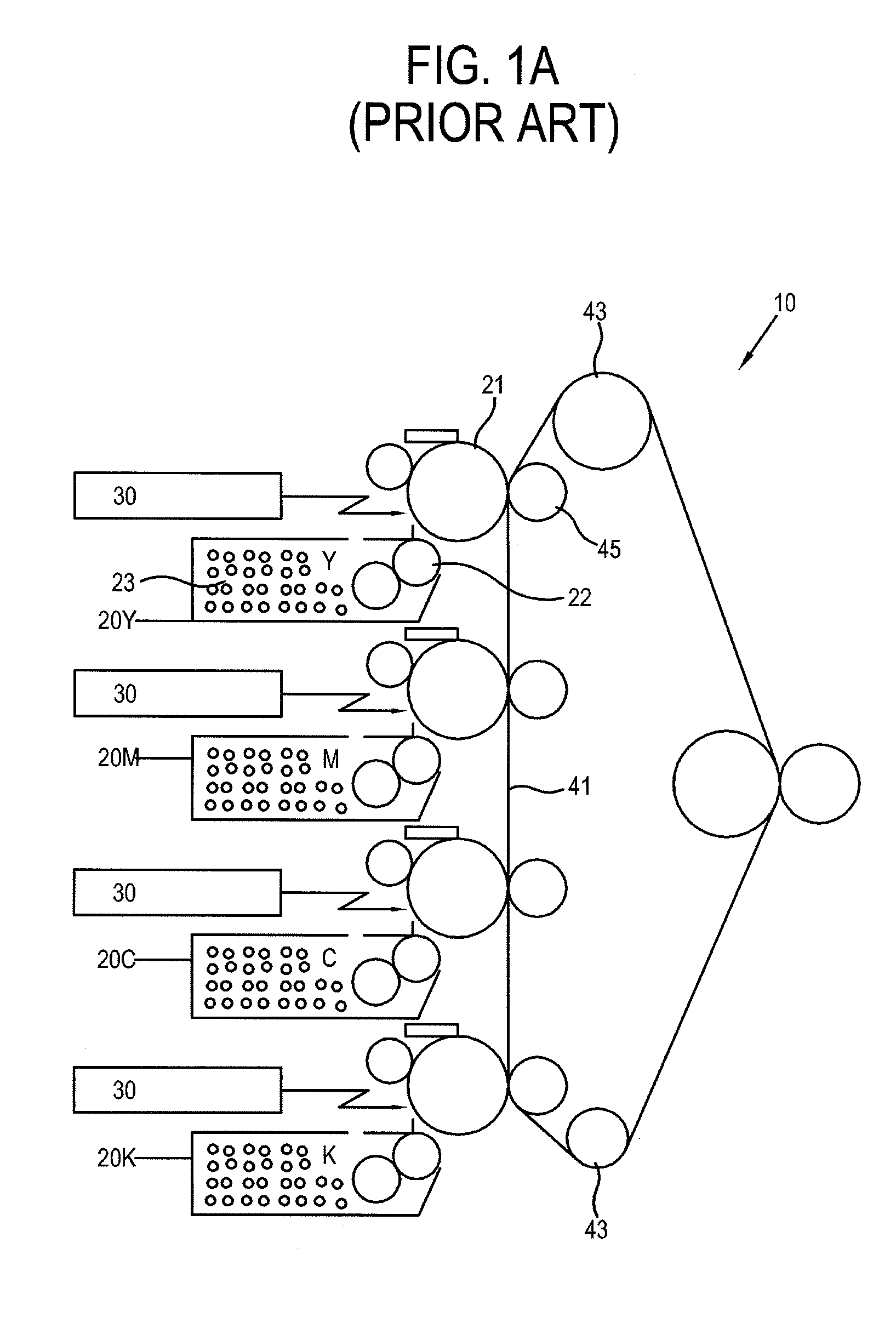 Developing-transferring module and image forming apparatus having the same