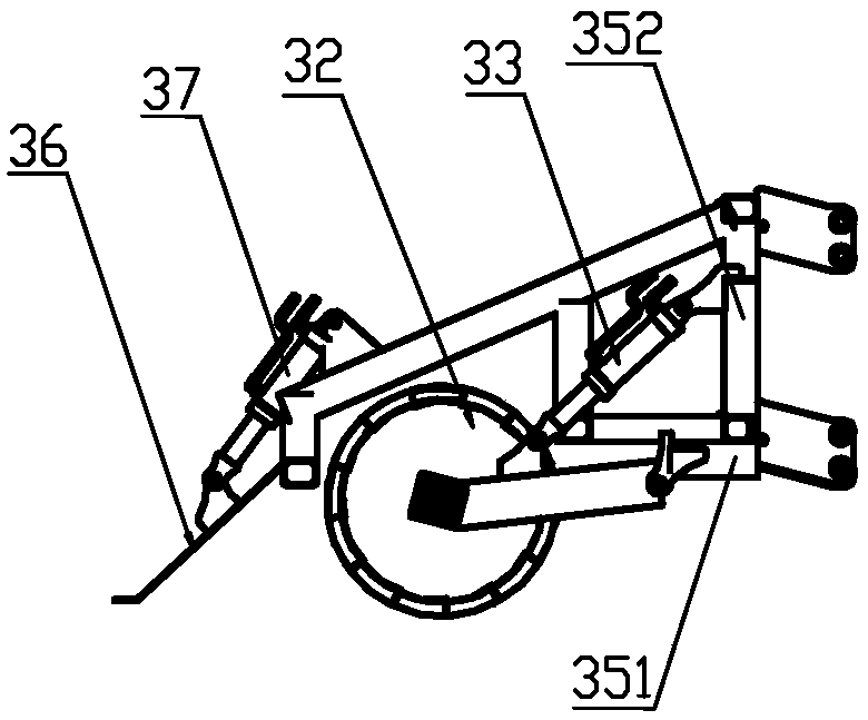 Cultivation method for returning whole straw to paddy field and special harrowing and burying roller device
