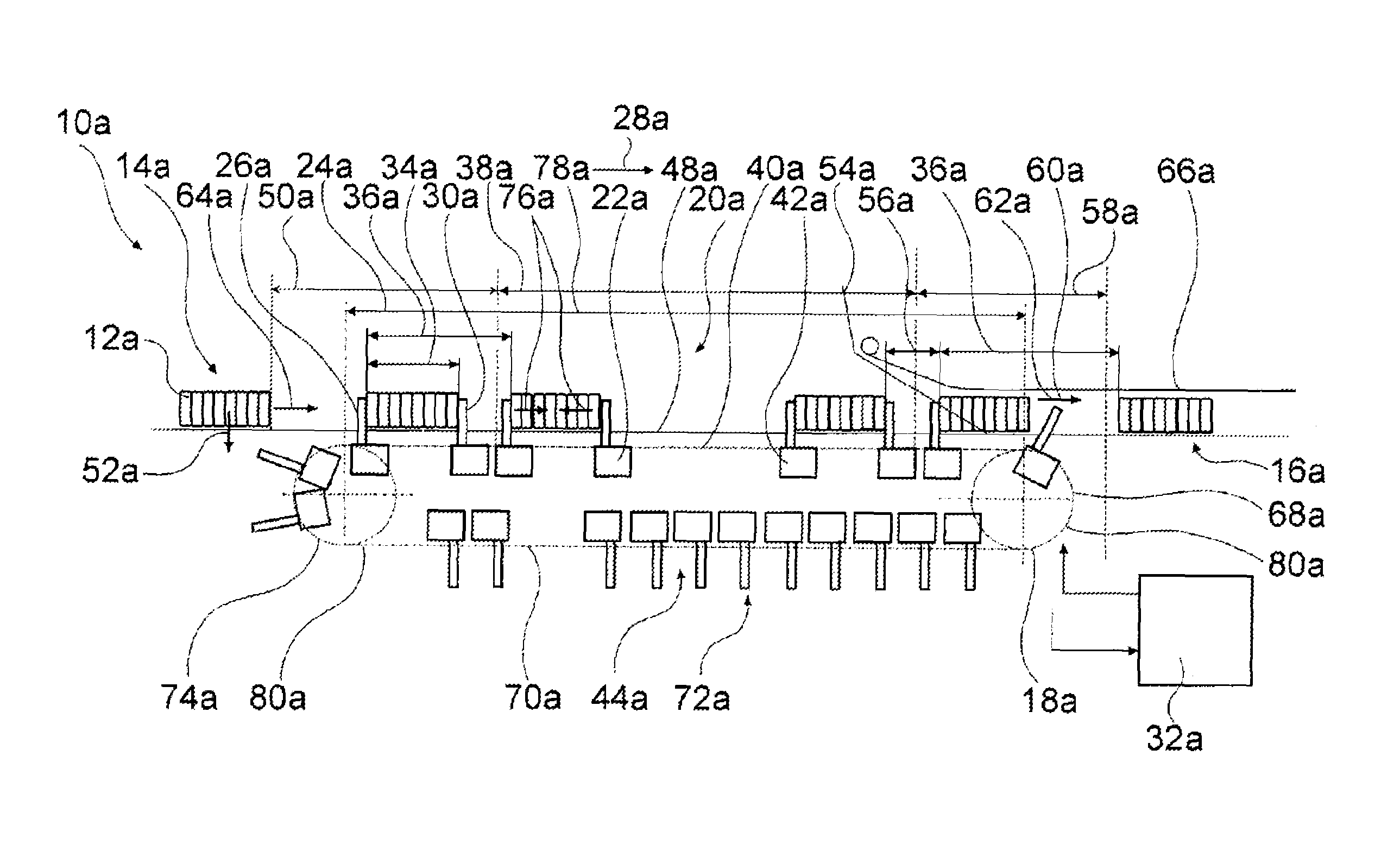 Feeding device for packaging machine