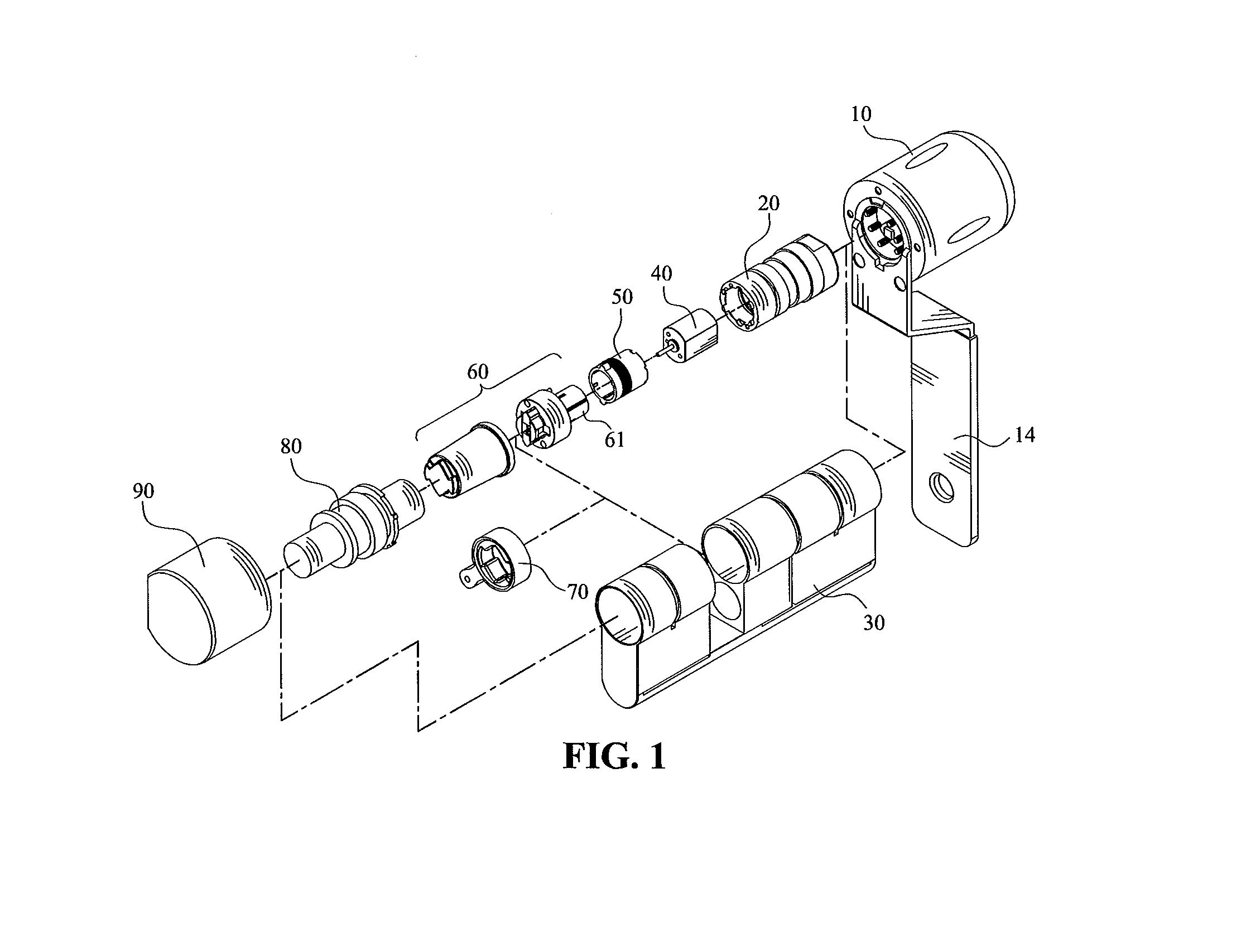 Electronic cylinder with waterproof structure