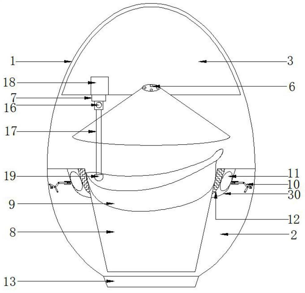 Eyeshade efficient cleaning device for medical surgical vision test