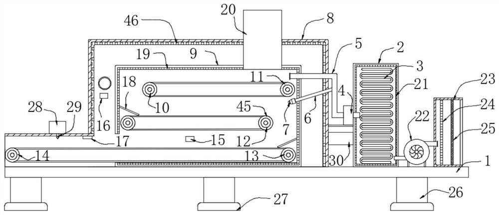 Circular efficient drier for copper concentrate