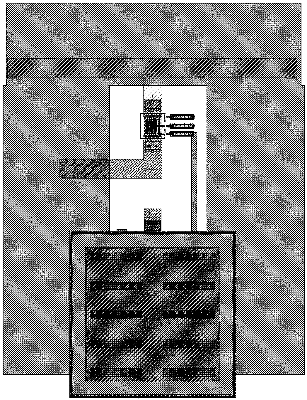 Numerical control attenuator based on capacitance compensation