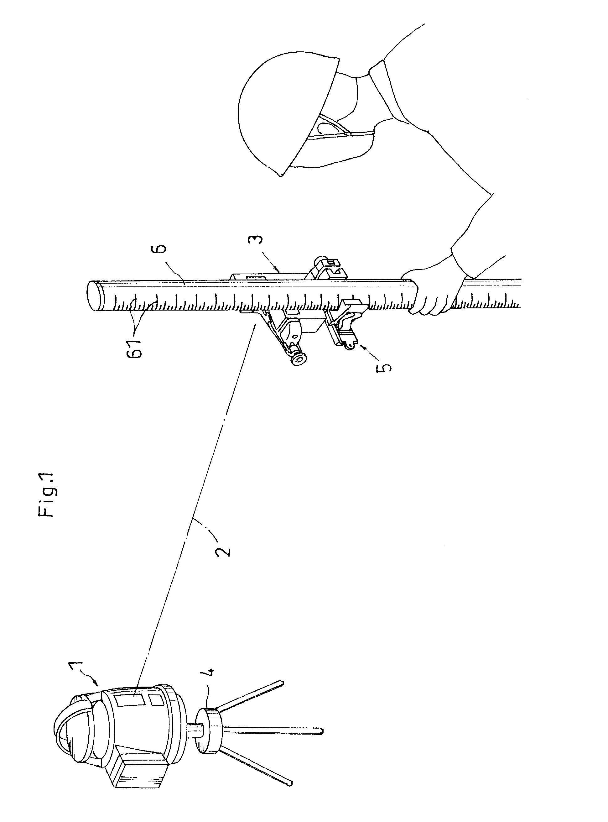 Supporting bracket for surveying instrument