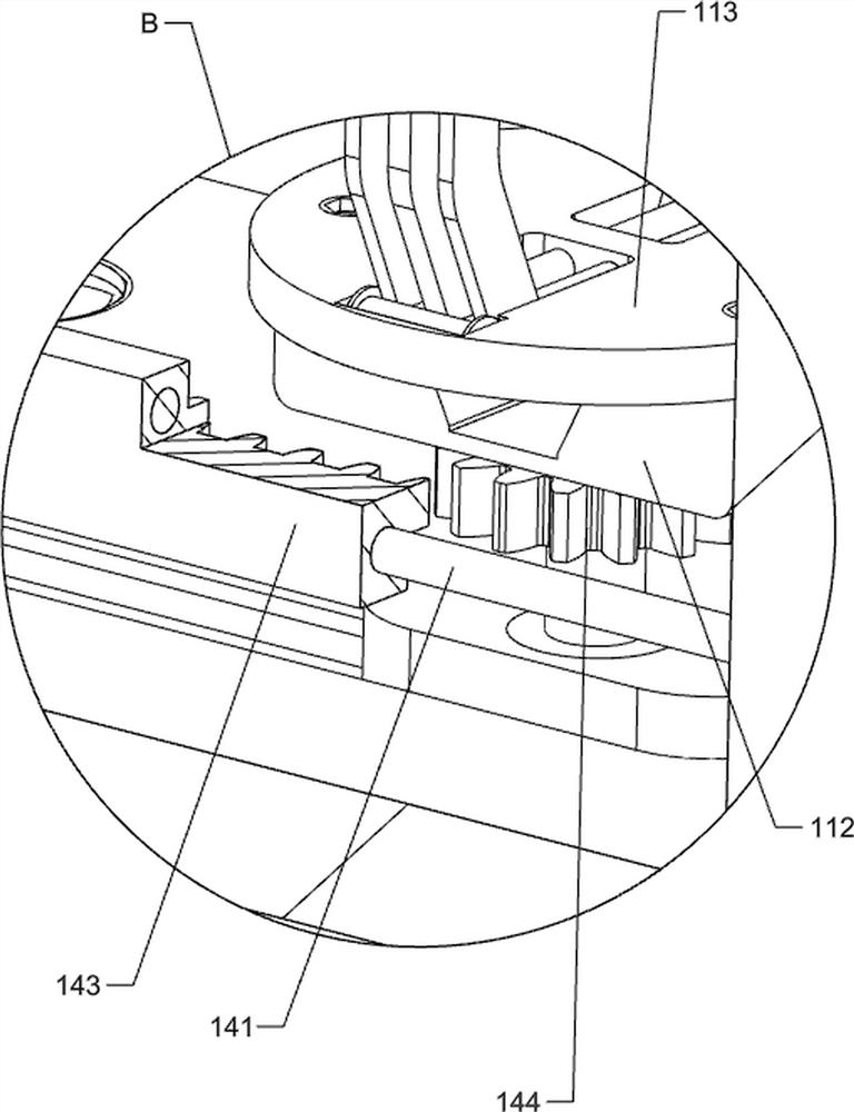 Gear cleaning device for building machinery maintenance