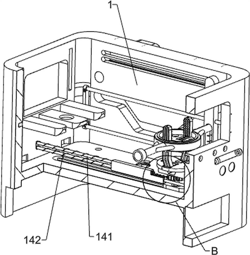 Gear cleaning device for building machinery maintenance