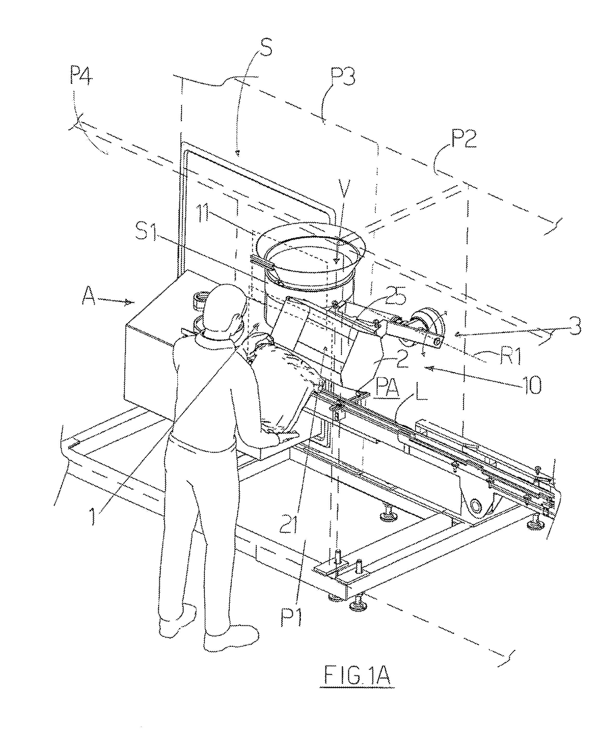 Packing Apparatus In A Sterile Environment With A Loading And Supply System Of Articles