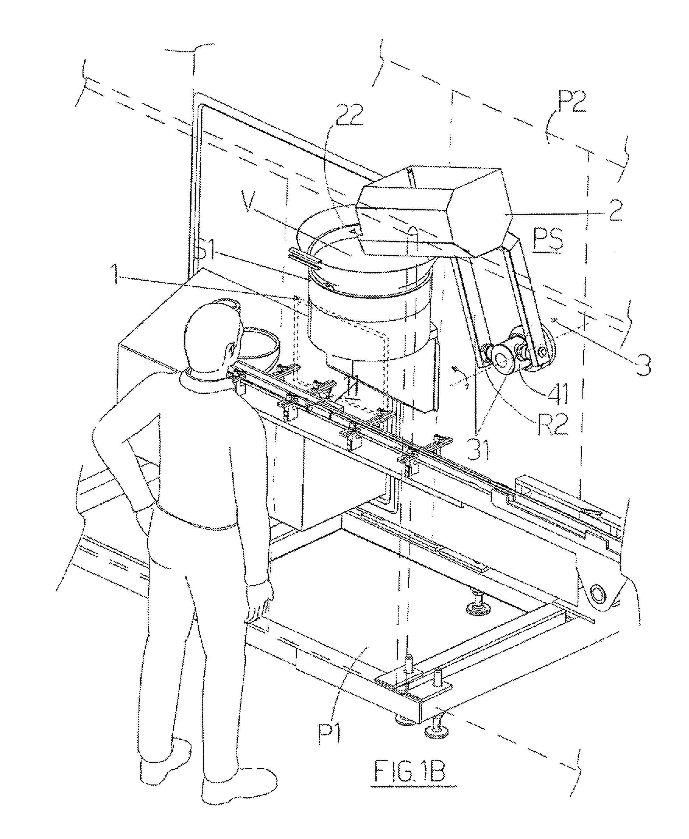 Packing Apparatus In A Sterile Environment With A Loading And Supply System Of Articles