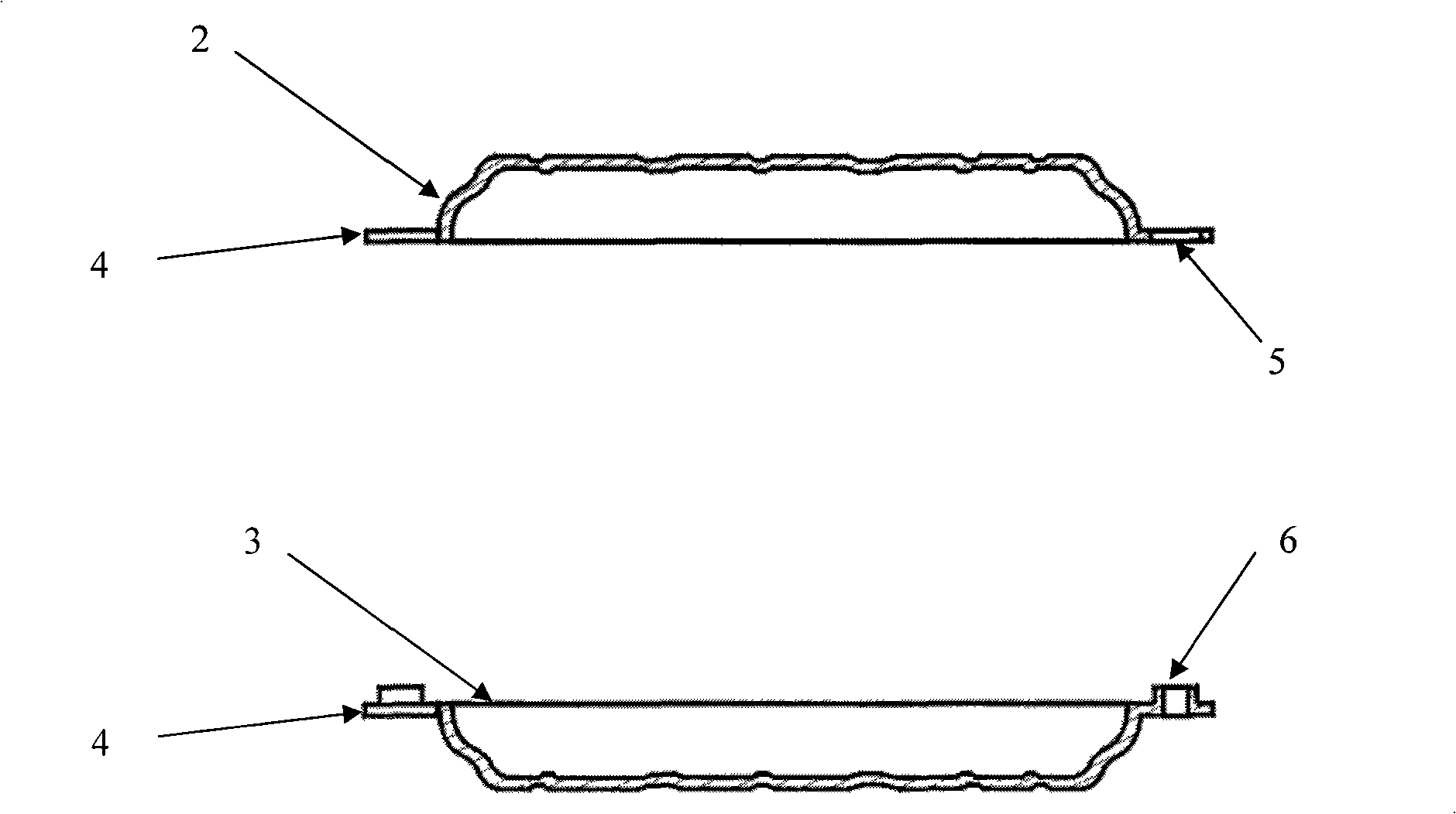 Processing method of hollow jewellery with mirror