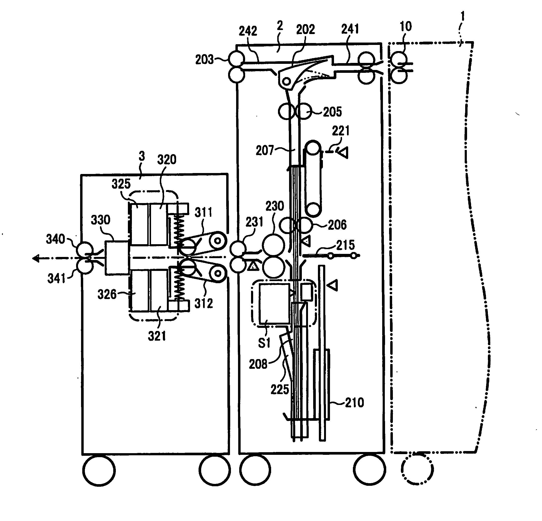 Conveying device, spine forming device, and image forming system