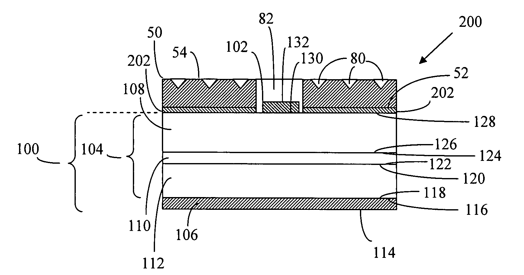 Wavelength conversion chip for use with light emitting diodes and method for making same