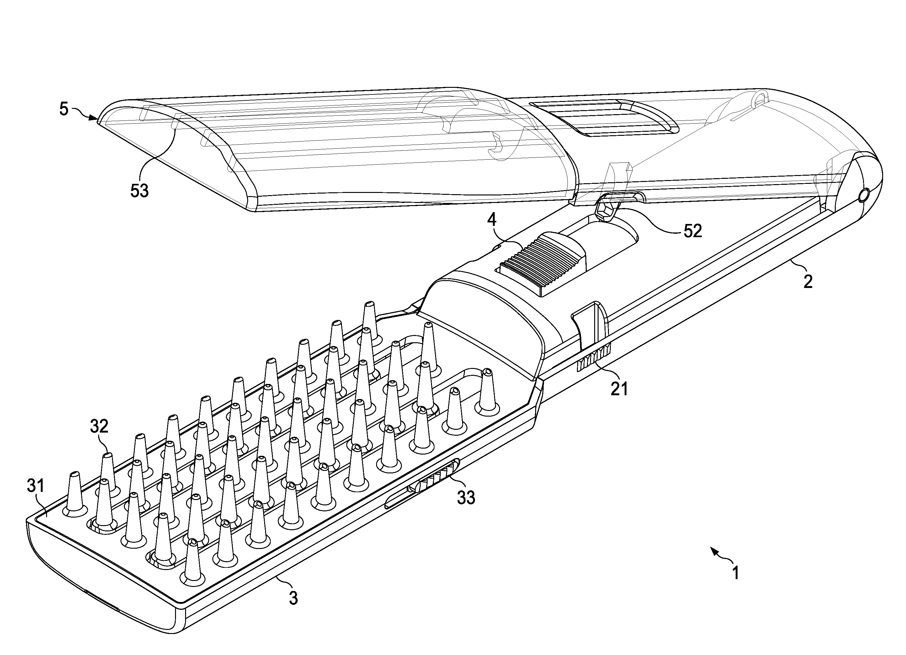 Method to measure and/or adjust combing resistance by using a brush
