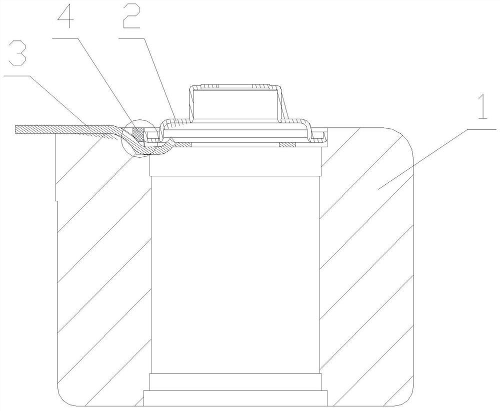 Motor sealing assembly and motor