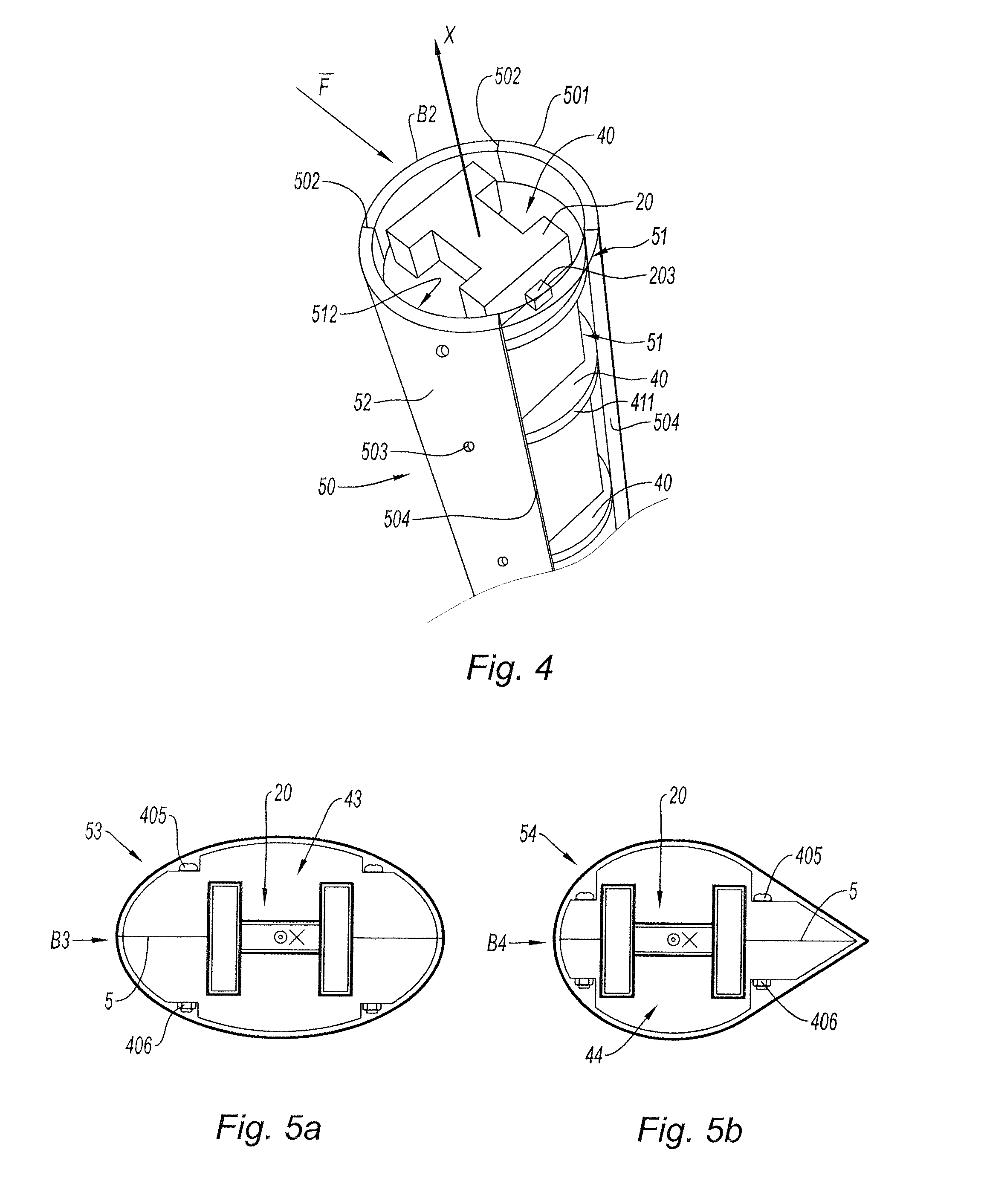 Aero-acoustic optimisation method for complex-section mechanical parts and corresponding mechanical part and landing gear