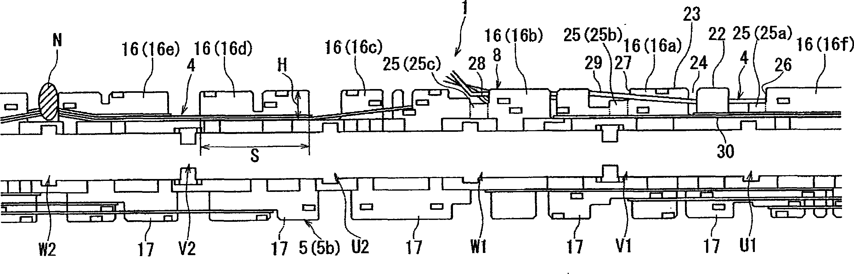 Motor stator